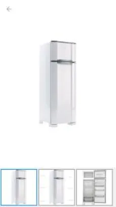 Refrigerador Esmaltec Cycle Defrost - Duplex Branco 276L | R$928