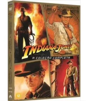 Saindo por R$ 24,9: Indiana Jones - Quadrilogia DVD | Pelando