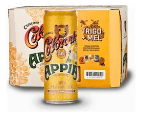 Cerveja Colorado Appia Trigo com Mel Pack com 8 Latas 350ml