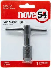 Prime - Vira Macho Tipo T De 1/8" A 1/4", 55 Mm, Nove54