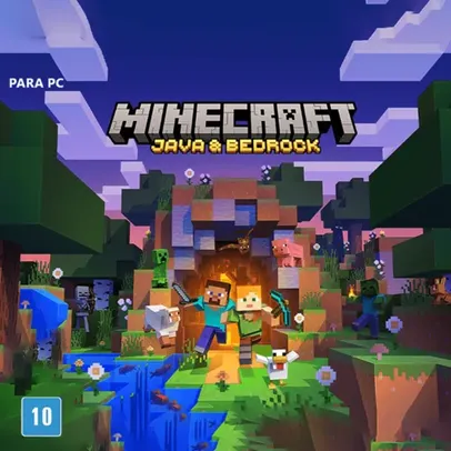 Jogo Minecraft: Java & Bedrock Edition - PC