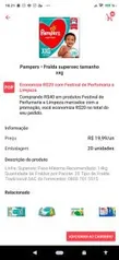 (CornerShop) R$20 OFF em compras acima de R$40 em Fraldas