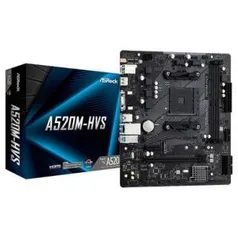 Placa-Mãe ASRock A520M-HVS | R$338