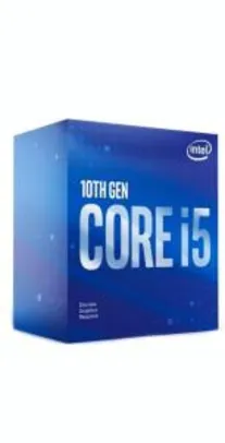 Processador Intel Core i5-10400F, Cache 12MB, 2.9GHz (4.3GHz Max Turbo), LGA 1200 - BX8070110400F | R$ 1045