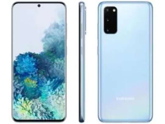 Smartphone Samsung Galaxy S20 128GB Cloud Blue 4G | R$2.699