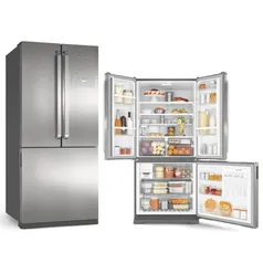 Refrigerador Brastemp Side Inverse 3Portas 540L ff Inox 127V