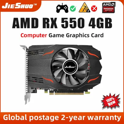 Jieshuo Rx550 4gb Video Cards Gpu 128bit Gddr5 