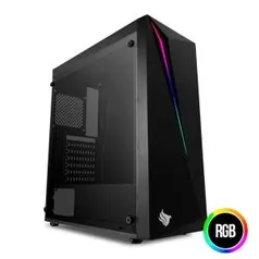 Gabinete Pichau Gaming Hunter RGB Lateral Vidro Temp, PG-HT01-RGB