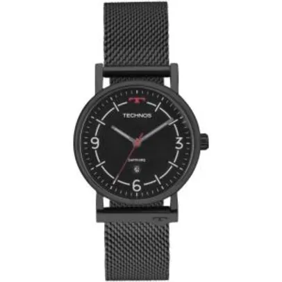 Relógio Technos Unissex Slim Preto - 9u13aa/4p R$189