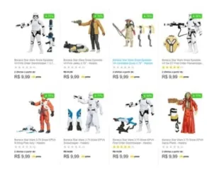 Boneco Star Wars - Hasbro 10 Modelos Disponíveis por R$ 10