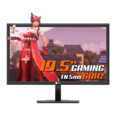 Monitor Gamer Ninja, 19.5 Pol, 60Hz, LED, 900p, HDMI / VGA, MGN-001-19S