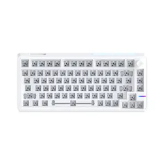 Kit De Teclado Mecânico ZUOYA LS02, Suporte De Estrutura De Junta Retroiluminado, RGB Sem Fio, Bluetooth 2.4G, Hot swappable