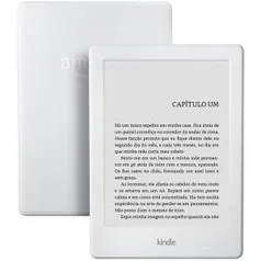 E-Reader Kindle 8ª Geração Tela Sensível ao Toque, Wi-Fi, Branco - AO0513 - R$170