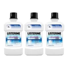 Enxaguatório Bucal Listerine Whitening 236ml 3 Unidades