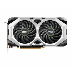 Placa de Video MSI GeForce RTX 2060 Ventus GP OC, 6GB, GDDR6, 192-bit, 912-V375-623