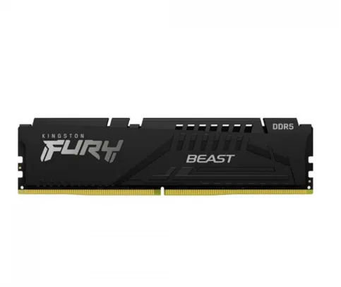 Memória DDR5 Kingston FURY Beast, 16GB, 5600MHz, Black, KF556C40BB-16