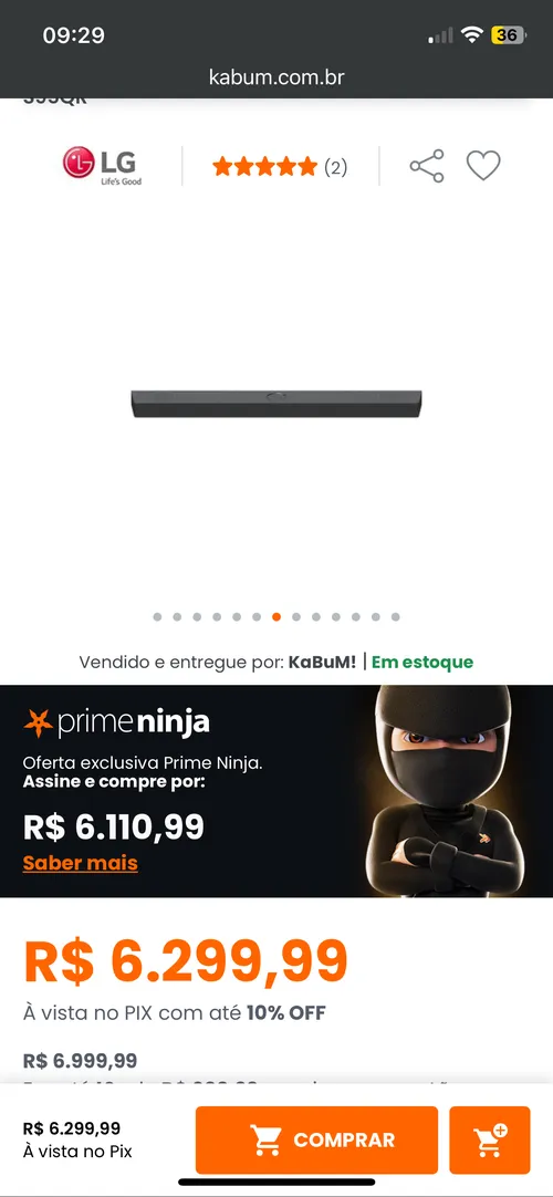 Imagen na descrição da promoção