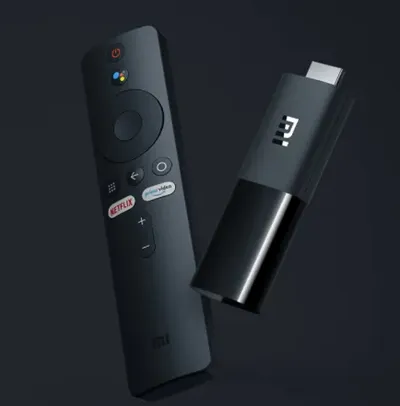 [Taxa Inclusa] Xiaomi Mi TV Stick - Android TV 9.0, 4 núcleos, HD 1080p, Google Assistente, Netflix