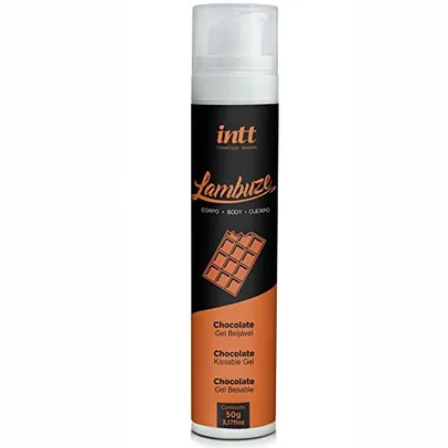 [ PRIME ] Intt Gel Beijável Para Massagem - Lambuze 50G - Chocolate