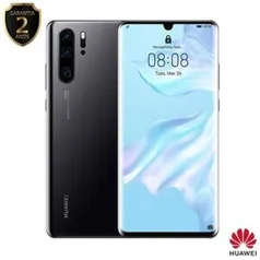 Huawei P30 Pro Black, com Tela de 6,47”, 4G, 256 GB e Câmera Leica 40MP + 20MP + 8MP - VOG-L29