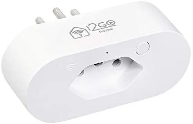 [Prime] Tomada Inteligente Smart Plug Slim Wi-Fi 10A I2GO Home | R$68