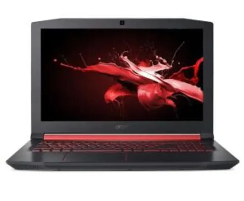 Notebook Gamer Acer Aspire Nitro 5 Intel Core i5 8300H 8ª Geração 8GB de RAM HD 1 TB 15,6" Full HD GeForce GTX 1050 Windows 10 AN515-52-52BW