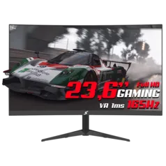 Monitor Gamer SuperFrame Precision Ultra, 23,6 Pol CURVO, Full HD, FreeSync/G-Sync, 1ms, 165Hz, HDMI