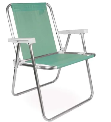 Cadeira Alta Alumínio, Verde (Anis)