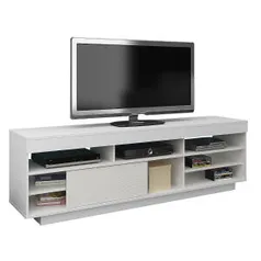 Rack Treviso para TVs até 47" Branco 1 Porta Artely | R$200