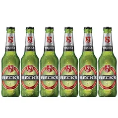 Cerveja Becks Long Neck Puro Malte 330ml Pack - 6 unidades