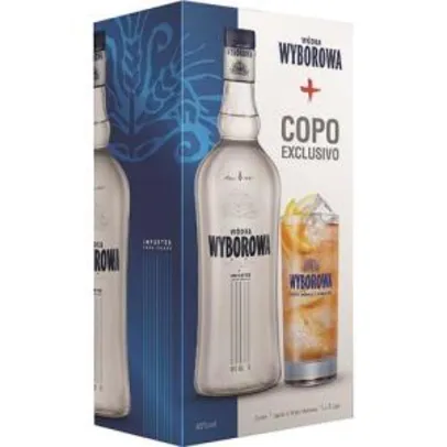 [Cart. Americanas] Vodka Wyborowa 1000 ml - Kit com Garrafa + Copo por R$ 50