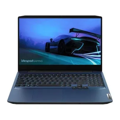 Notebook Gamer Lenovo, Intel® CoreT i5, 8GB, 256GB SSD, GTX 1650 Tela de 15,6", Chameleon Blue, ideaPad Gaming 3i | R$4159