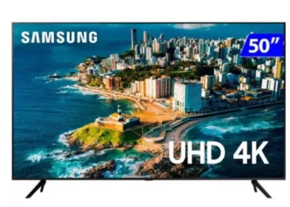 Smart TV Samsung Pur Color 50 Polegadas 4K Wi-Fi Tizen HDR 10 UN50CU7700GXZD