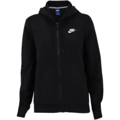 Jaqueta de Moletom com Capuz Nike Sportswear Hoodie FZ FLC (três cores disponíveis) - Feminina - R$143