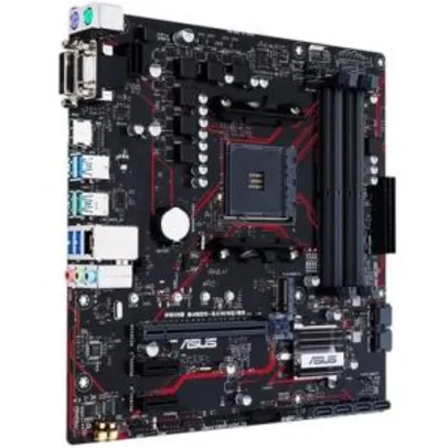 Placa-Mãe Asus para AMD AM4 mATX Prime B450M Gaming/BR (R$520 a vista)