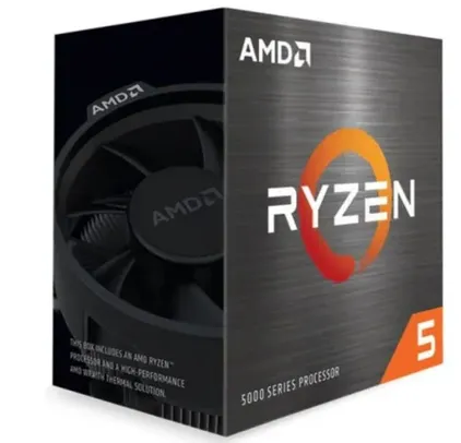 Processador AMD Ryzen 5 5600GT AM4 3.6Ghz (4.6GHz Max) 19MB Cache Wraith Stealth - 100-100001488BOX