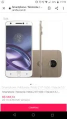 Smartphone / Motorola / Moto Z XT-1650 / Tela de 5.5 / Dual Sim / 32GB - R$599