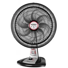 Ventilador de Mesa Mondial Turbo Force 40cm com Repelente Pastilha - Preto/Cinza - R$133