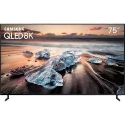 Smart TV Qled 8k 75" Samsung QN75Q900RBGXZD Preto | R$ 15399