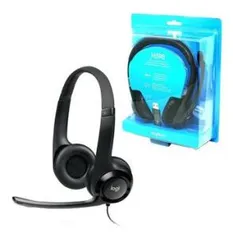 Fone Headset Logitech H390 Com Microfone Usb Pc Jogos Couro - R$195