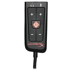 Placa de Som HyperX Cloud Virtual 7.1 Surround Sound - HX-USCCPSS-BK