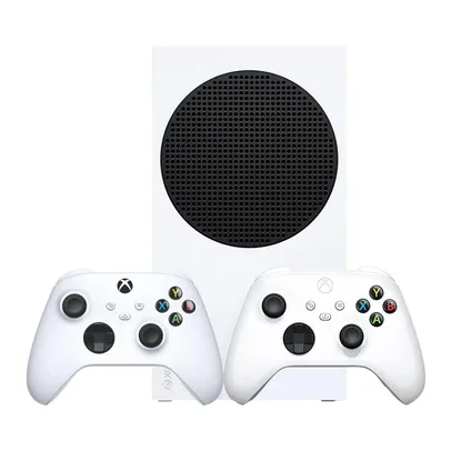 Xbox Series S, 512GB Microsoft + 2 Controles Sem Fio, Branco, Rrs-00006/qas-00007