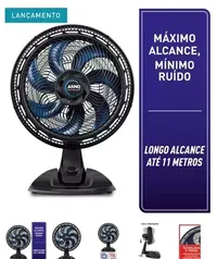 [LANÇAMENTO] Ventilador Arno X-treme 7 150W 220V Mesa 40cm Ve70 7 pás