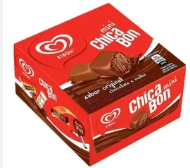 Mini Sorvete Original Cobertura Chocolate Kibon Chicabon 106,5g