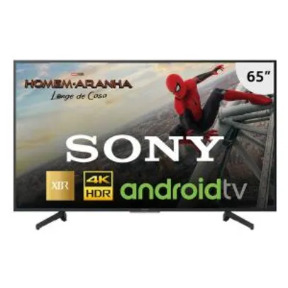 Smart TV LED 65" Sony XBR-65X805G Ultra HD 4K 4 HDMI 3 USB Wi-Fi Preta