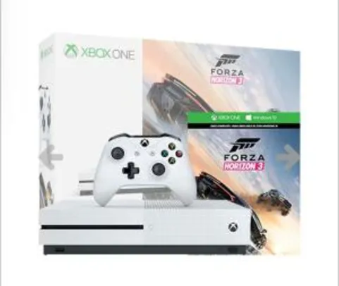 Xbox One S 500GB Forza Horizon 3 R$1499