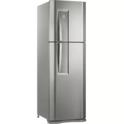 [AME R$ 2587] Geladeira Electrolux Duplex DF44S Frost Free Top Freezer 402 litros Inox