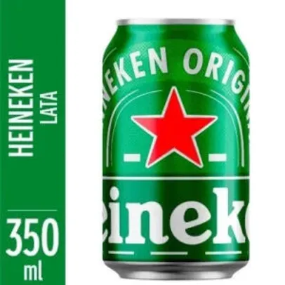 Cerveja Heineken Lata 350ML - (Compra 12/Unid. sai a R$1,99)