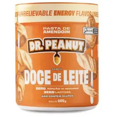 2 unidades Pasta de Amendoim Sabor Doce de Leite - Com Whey Protein 600g - Dr Peanut