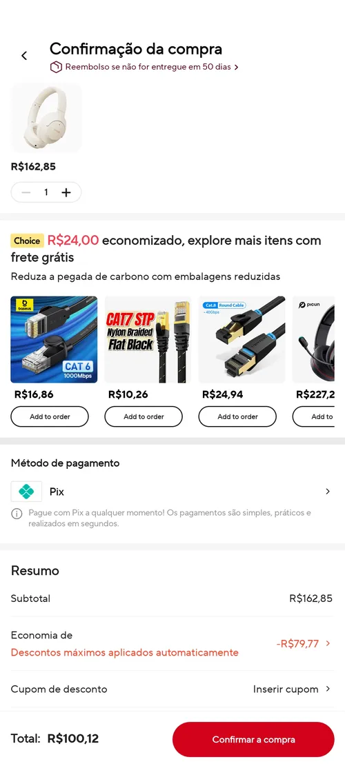 Imagen na descrição da promoção